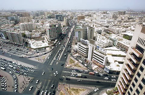 Newcomers to the UAE prefer going the rental route rather than buy. Under pressure rents are making their choices easier. Pictured here is a junction in Bur Dubai. 