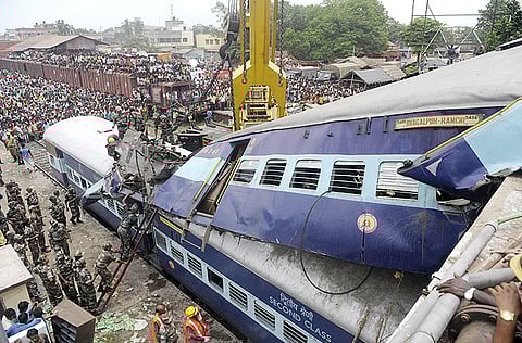 A train accident in India. The CBI has said that a man declared dead after a train accident in 2010 has been found alive.