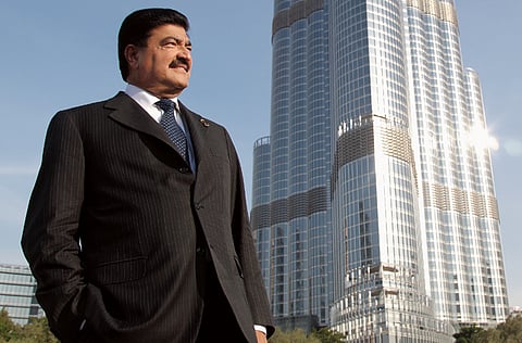 When times were good... Dr. B.R. Shetty owns some choice properties, including entire floors on the Burj. 
