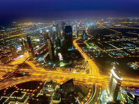 A bird's eye view of constant activity on Dubai's highways. The Gulf states offer up a lesson in how shared interests is the best foundation for growth.