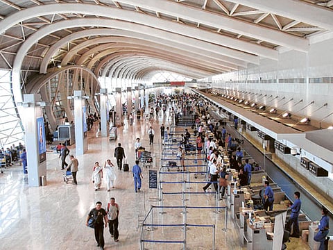 Chhatrapati Shivaji International Airport Mumbai, India.
