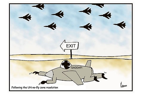 Gulf News Editorial cartoon