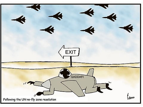 Gulf News Editorial cartoon