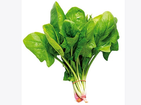 Why does spinach go a muddy colour when cooked?