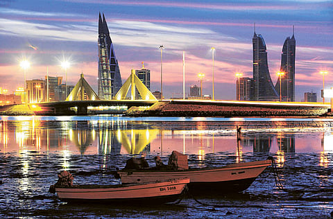 Bahrain's skyline. 