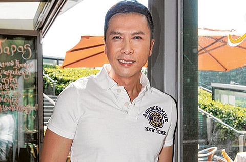 Hong Kong martial art movie star Donnie Yen. 