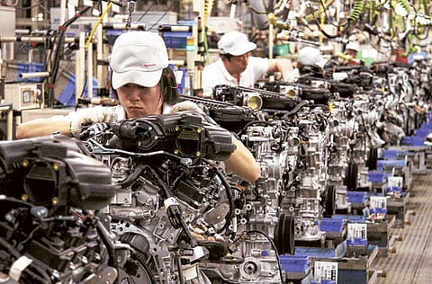 A Nissan plant in Japan’s Iwaki city. Nissan reported a 285.6 billion yen ($2.7 billion) loss for April-June, as the Japanese automaker’s sales crashed amid the coronavirus pandemic.