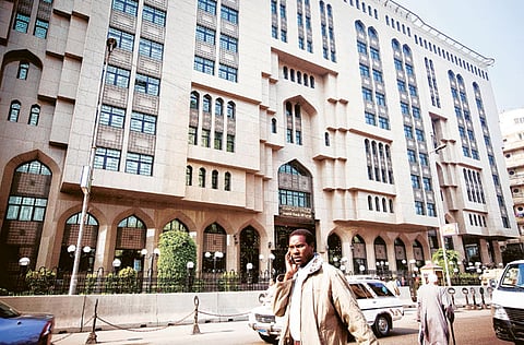 Egypt’s central bank in Cairo. Egypt and the International Monetary Fund reached a staff-level agreement on a $5.2 billion stand-by arrangement that aims to alleviate the economic impact of Covid-19.