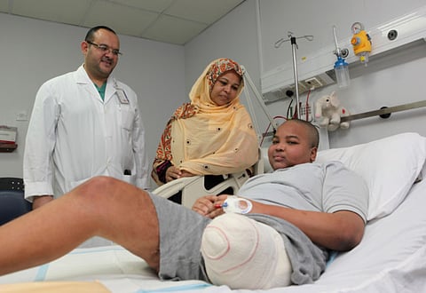 Flesh-eating bacteria devours teen's leg