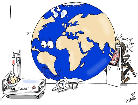 World recognises Malala’s bravery