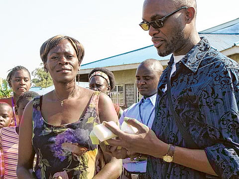 Improving health by recycling used soap