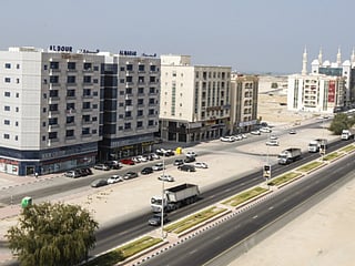 Buildings in Umm Al Quwain. Photo for illustrative purposes only