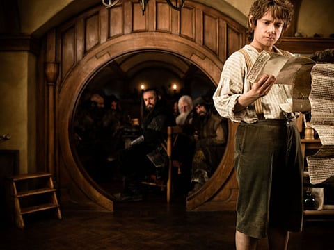 Martin Freeman as Bilbo Baggins in 'The Hobbit: An Unexpected Journey'.