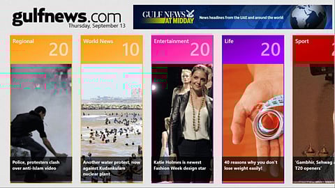 Gulf News launches app on Windows 8 platform