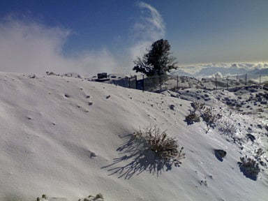 Jabal Shams Resort has experienced snow. File photo.