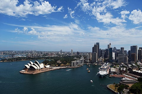 The Sydney Opera House. Australia on Sunday announced a $38 billion spending plan to limit the economic damage from the coronavirus pandemic.