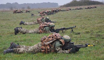 Oman army in joint exercise with British forces