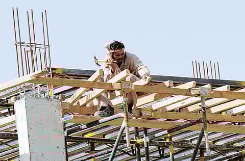 A construction site in Dubai. 