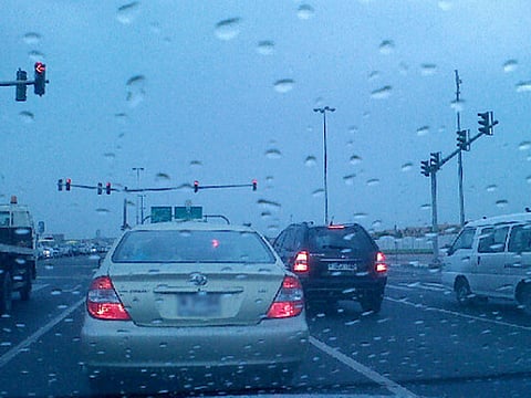Light rain in Dubai. Picture for illustrative purposes only.