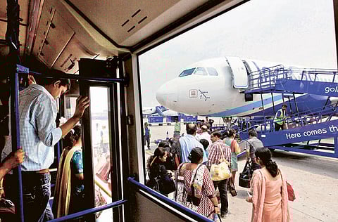 Nearly 65 per cent of the domestic air travel has returned to the pre-COVID-19 level according to  Civil Aviation Secretary Pradeep Singh Kharola.