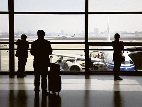 A China Southern Airlines plane takes off at Shanghai’s Hongqiao International Airport. China, along with India, has
been among the fiercest opponents of EU legislation that requires all airlines to offset carbon emissions.