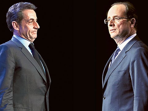 For Hollande, a good Sarkozy is one behind bars