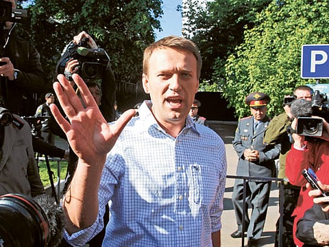 Top Russian opposition leader Alexei Navalny (File image)