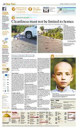 People should learn to clean up their trash