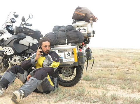 Biker to cross 22 nation in fight against cancer