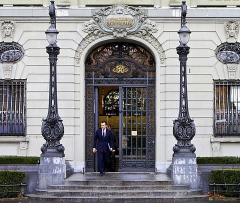 Swiss National Bank (SNB) headquarters in Bern, Switzerland. SNB data showed funds parked by Indian individuals and institutions surged to Rs207 billion in 2020.