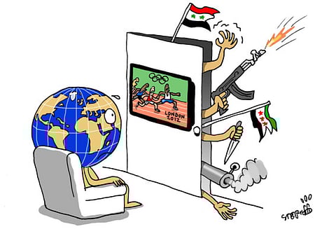 The world, the Olympics and Syria