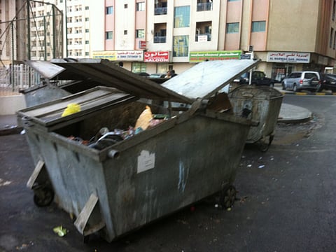 Placement of trash bins causes nuisance for park visitors
