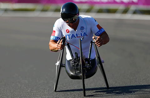 Former Formula One driver Alex Zanardi.