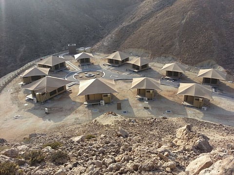 Oman turtle reserve gets rain proof tents