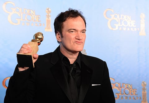Director Quentin Tarantino at the Golden Globes in a file photo