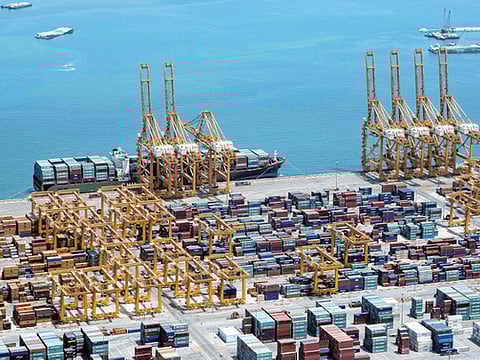 Container ships at Jebel Ali Port. The entrepreneurial spirit and commitment to innovation that has propelled the UAE to its enviable position as world leader in aviation, commerce, and trade gives the country a quantitative edge in responding to this crisis.