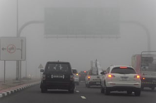 Dense fog alert in UAE