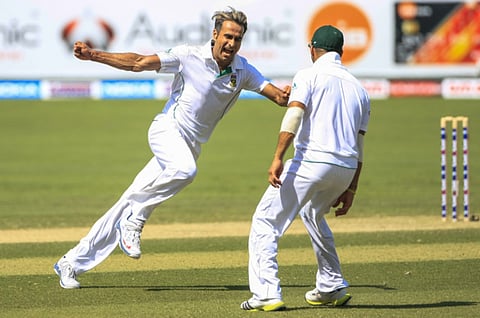 Soth Afrcia played Pakistan in Dubai at Dubai Sports City in 2013