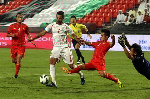 Ali Mabkhout is a key goal threat for the UAE