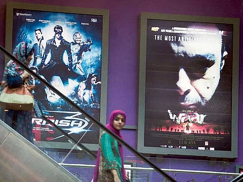 People leave a theatre after watching a movie (Representational movie) 