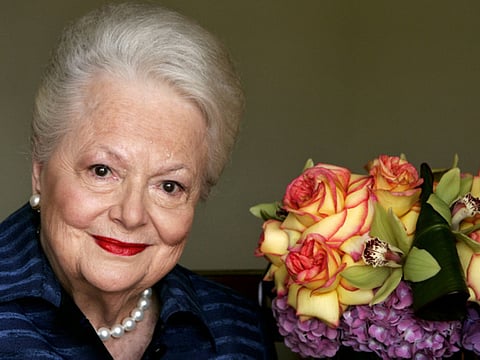 Actress Olivia de Havilland in a file photo