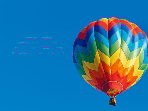  According to a video of the incident posted on social media, the occupants of the balloon appeared to have fallen or jumped from the craft.