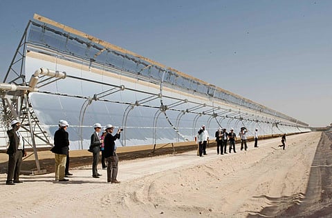 Shams 1 solar power project sees visit by 18 envoys