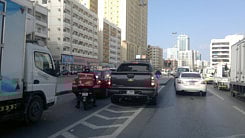 Blocking lanes and queue cutting a dangerous practice