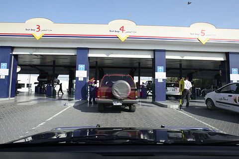 File picture of a vehicle registration centre.