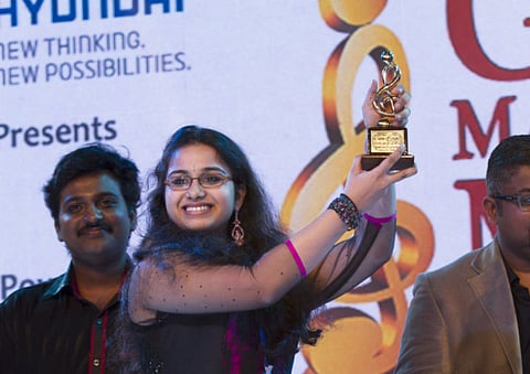 Dubai singer Abhirami Ajai wins big at GMMA