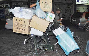 Cyclists put their lives in danger