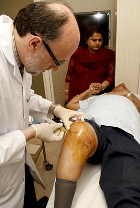 Prolotherapy stimulates patient’s damaged tissue to heal itself