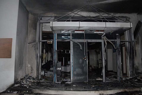 Bahrain office set ablaze in arson attack