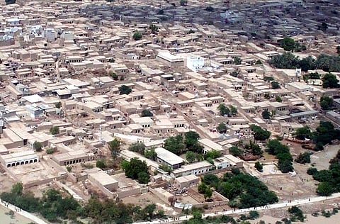 Two girls and an elderly woman were killed in Peshawar on Friday when a roof of mud house caved-in.